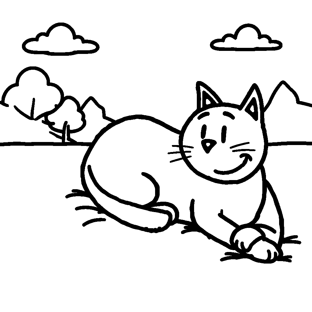 Printable coloring page example